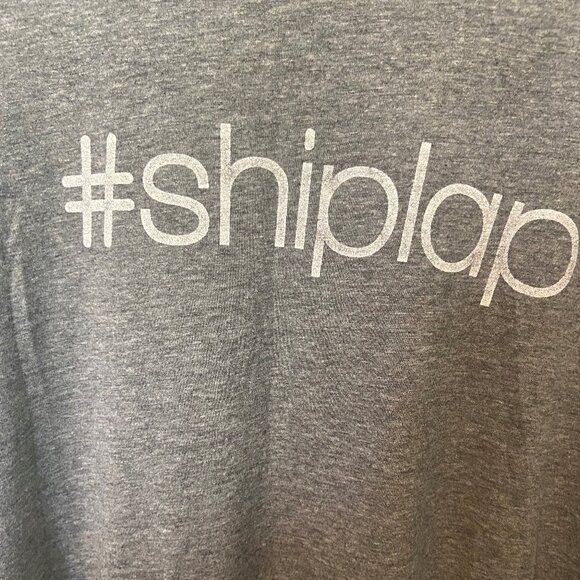 Shiplap Gray White T-Shirt Magnolia Waco TX, Size L - Picture 3 of 7